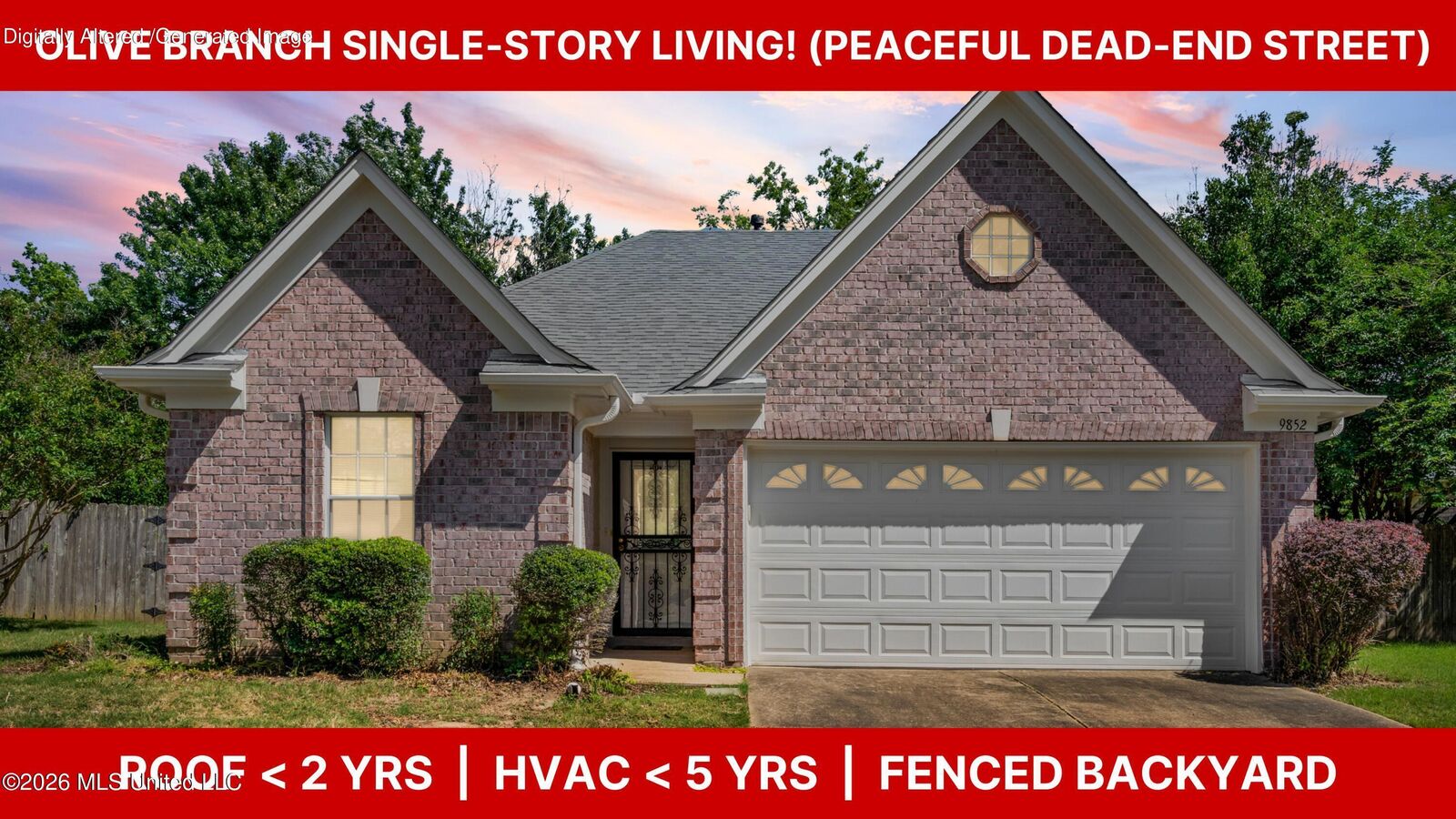 Property Photo:  9852 Pigeon Roost Park Circle  MS 38654 