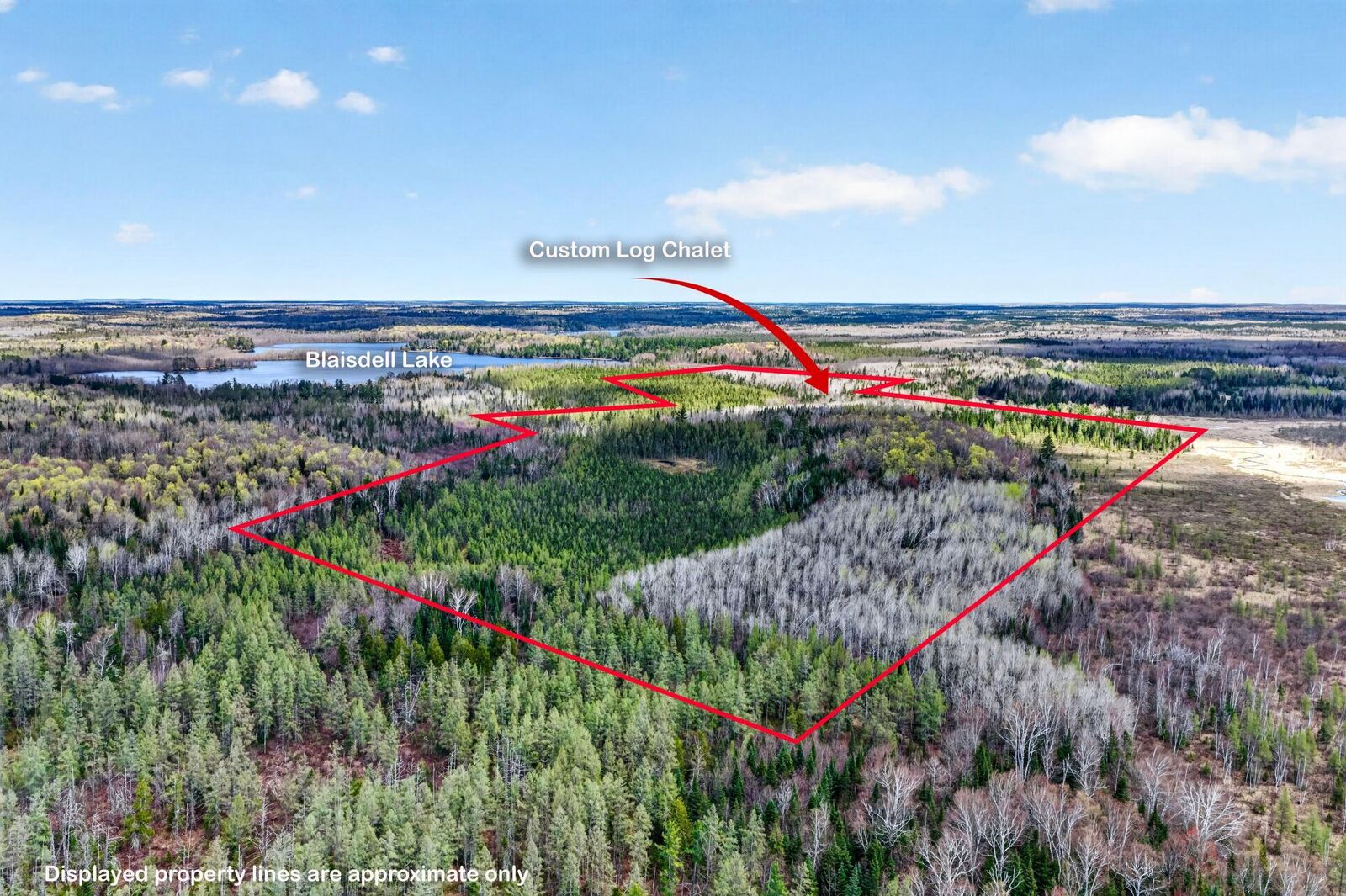 Property Photo:  8225 N Blaisdell Lake  WI 54896 