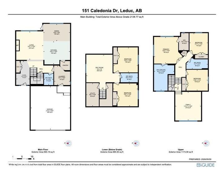 Property Photo:  151 Caledonia Drive  AB T9E 0N2 