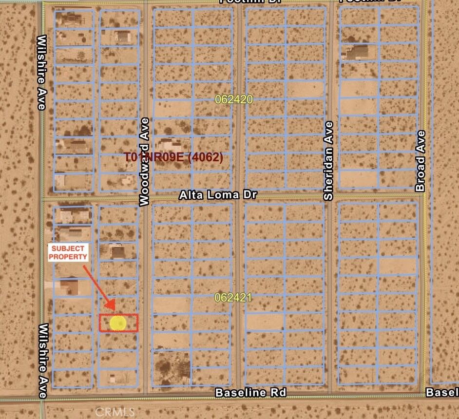 Property Photo:  0 Woodward  CA 92277 