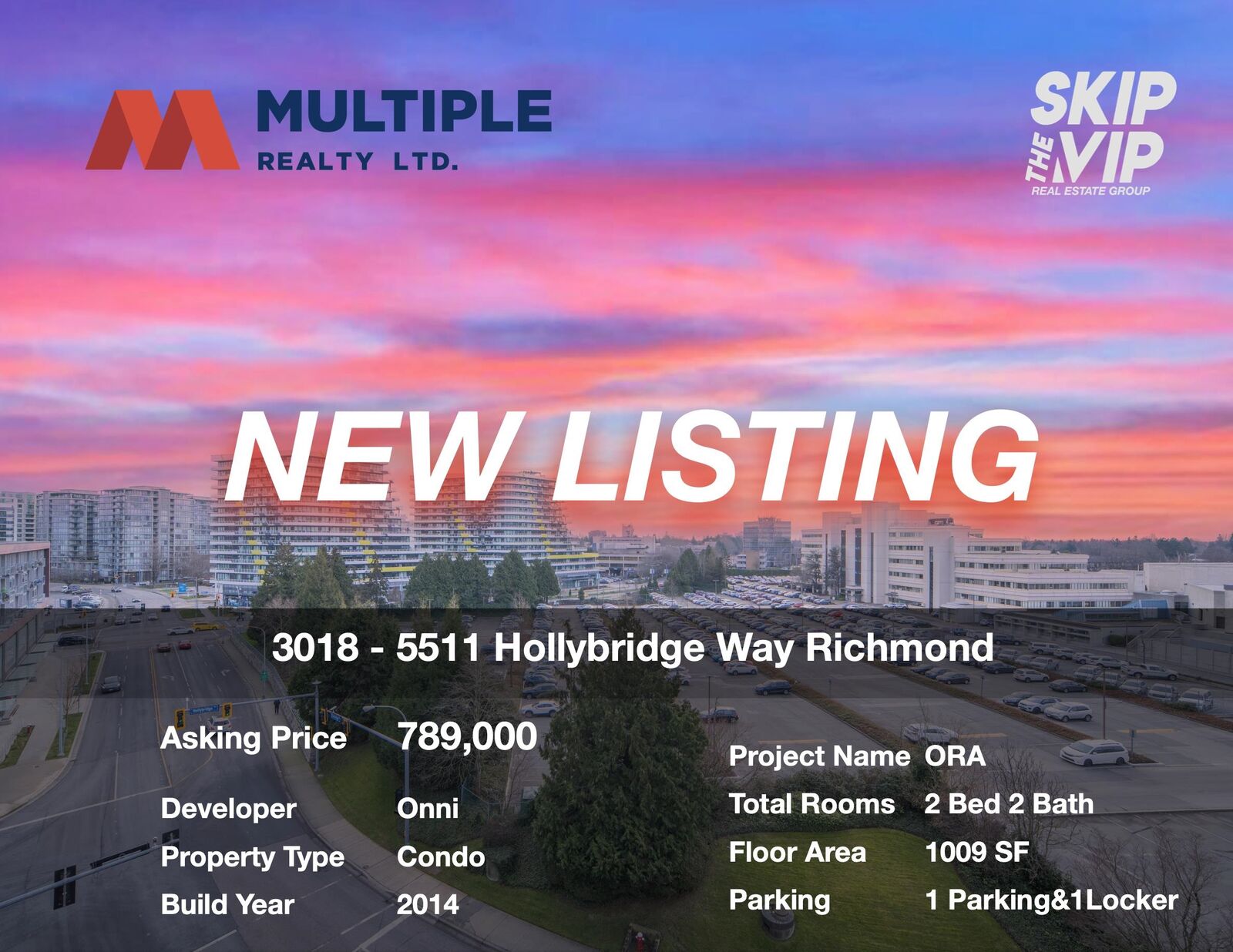 Property Photo:  5511 Hollybridge Way 3018  BC V7C 4N3 