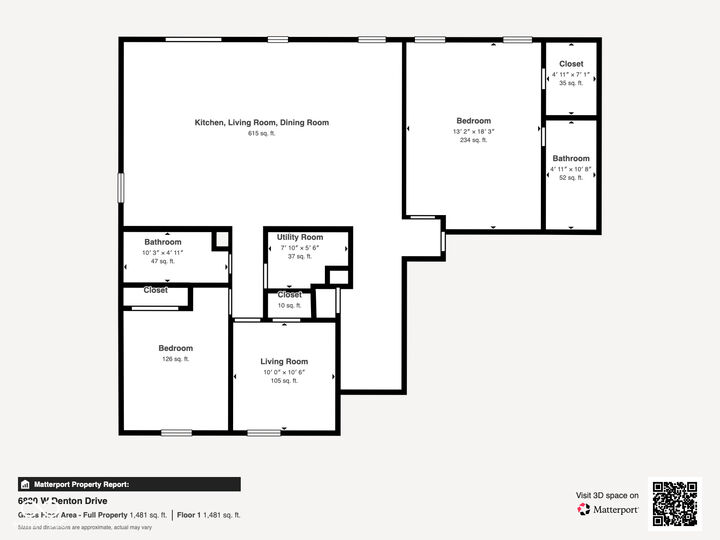 Property Photo:  6880 W Denton Drive  IN 46055 