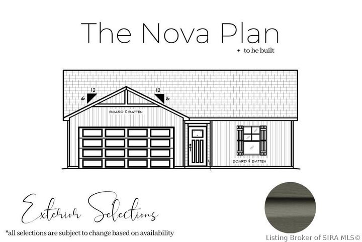 Property Photo:  1496 Solar Street Lot 10  IN 47170 