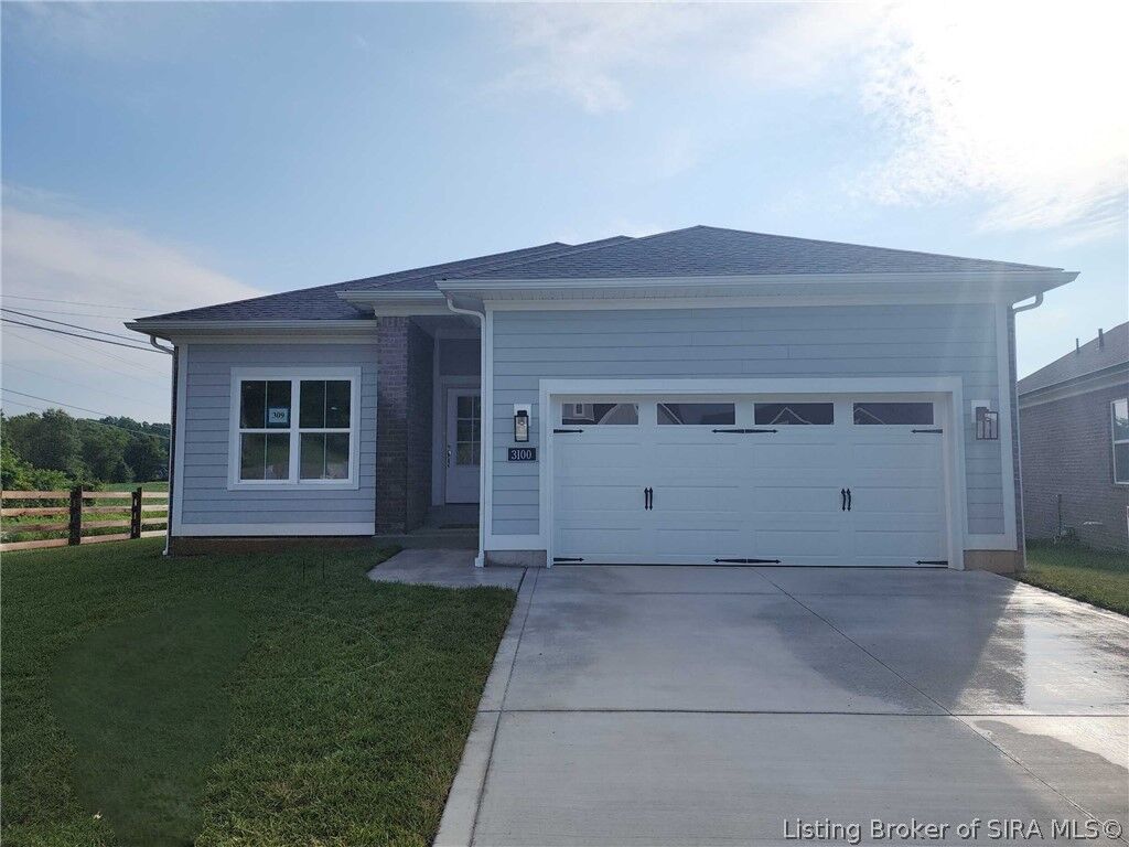Property Photo:  3100 Bridlewood Lane Lot 309  IN 47150 