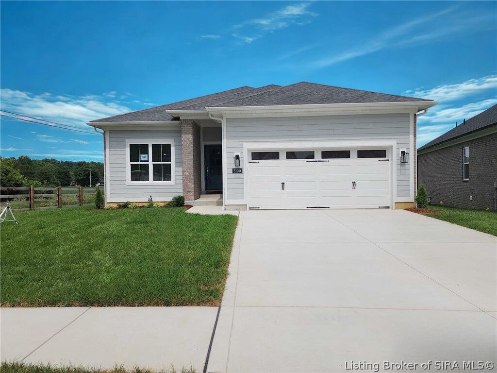 Property Photo:  3100 Bridlewood Lane Lot 309  IN 47150 