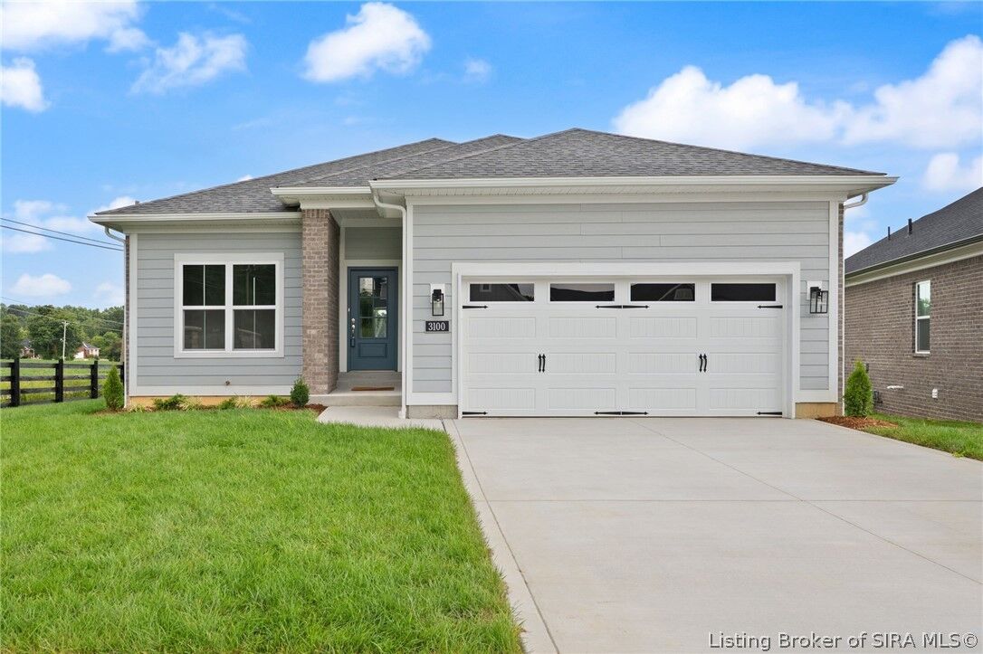 Property Photo:  3100 Bridlewood Lane Lot 309  IN 47150 