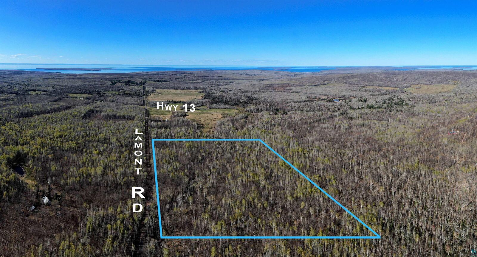 Property Photo:  90xxx Lamont Rd  WI 54814 