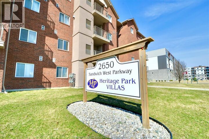 Property Photo:  2650 Sandwich West Parkway 107  ON N9H 0A7 