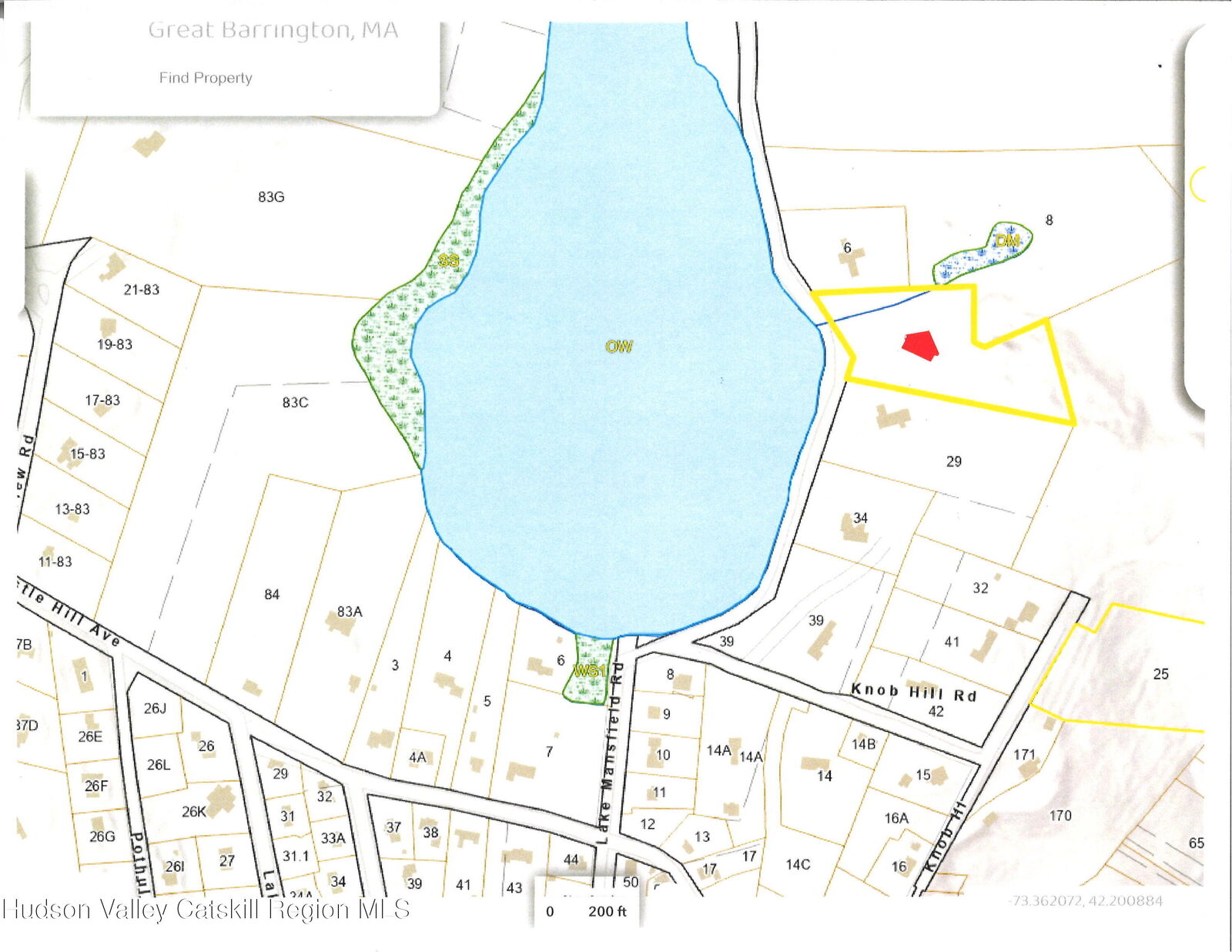 Property Photo: 0 Lake Mansfield MA 01230