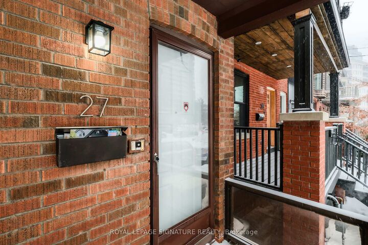 Property Photo: 27 Hillsboro Avenue ON M5R 1S6
