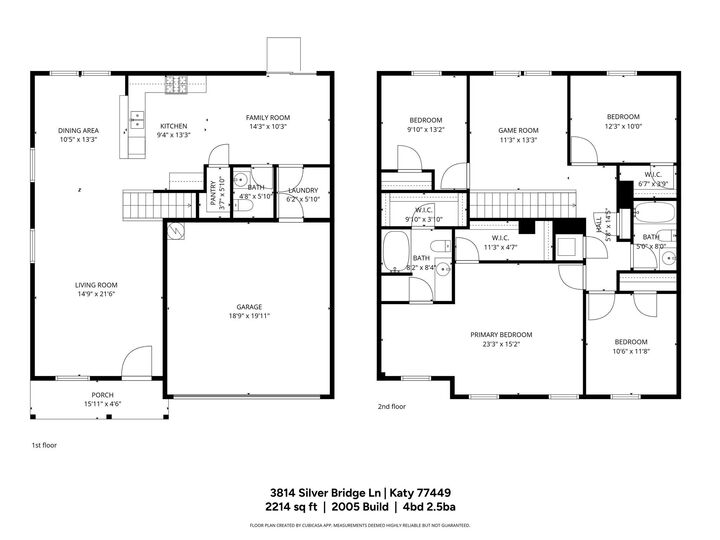Property Photo: 3814 Silver Bridge Lane TX 77449