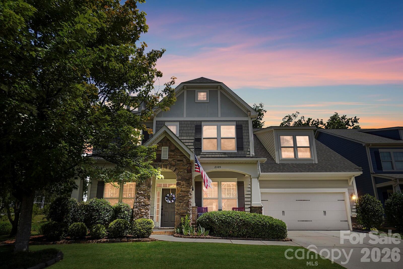 Property Photo:  2105 Kinder Oak Drive  NC 28079 