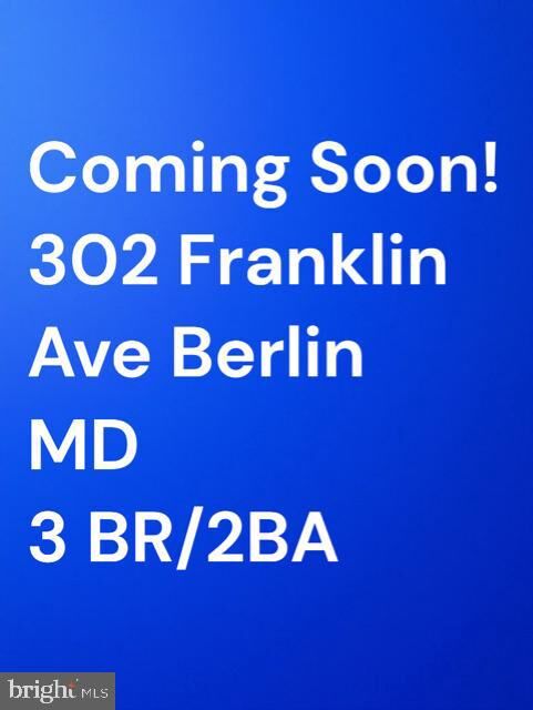 Property Photo:  302 Franklin Avenue  MD 21811 