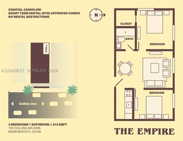Property Photo: 750 Collins Ave 306 FL 33139
