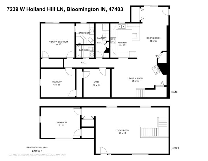 Property Photo:  7239 W Holland Hill Lane  IN 47403 