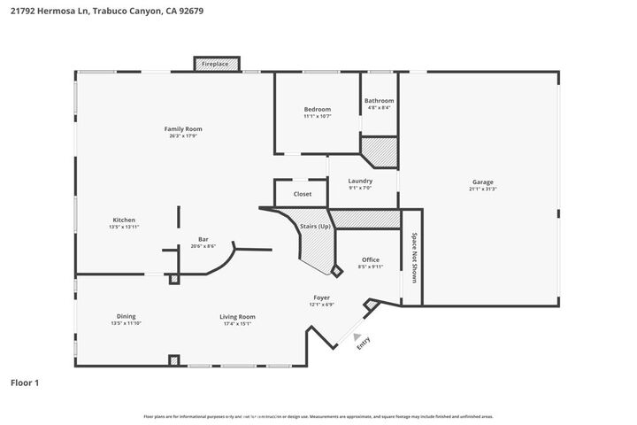 Property Photo: 21792 Hermosa Lane CA 92679