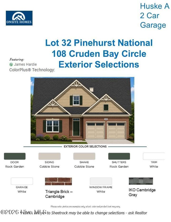 Property Photo:  108 Cruden Bay Circle  NC 28374 