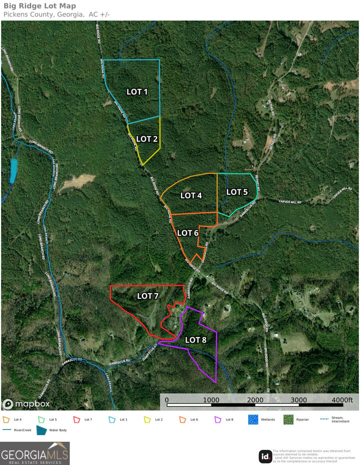Property Photo: 15 Acres Big Ridge Road GA 30734