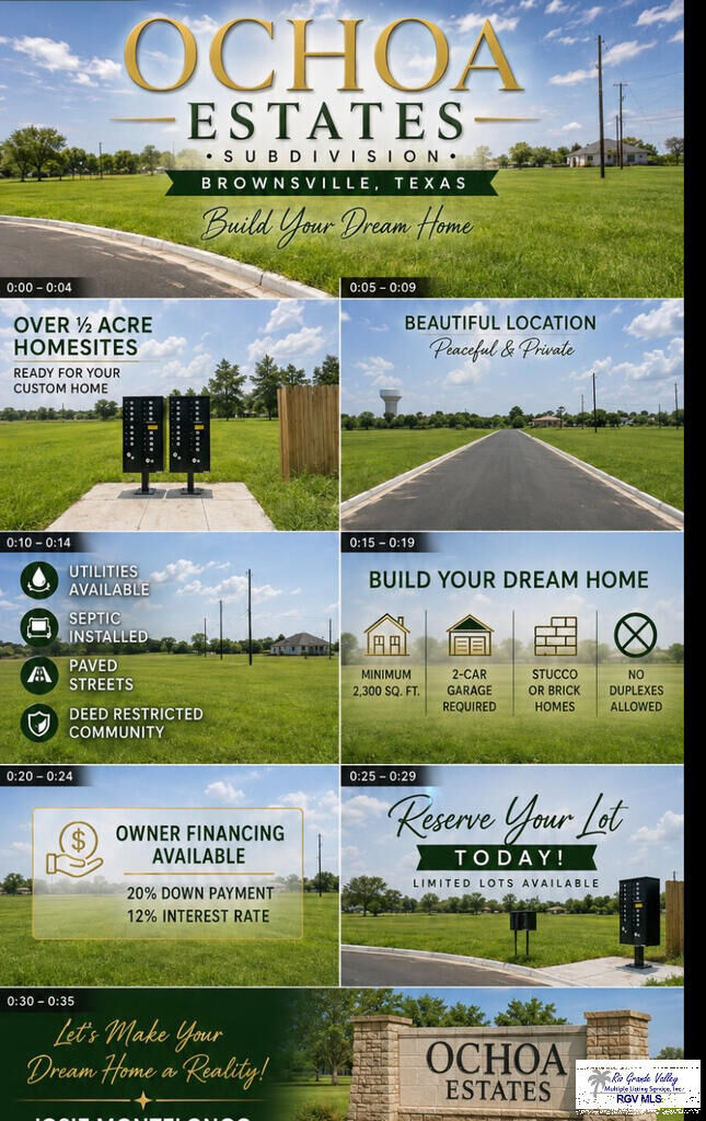 Property Photo: 000 Ochoa St Lot #7 TX 78521