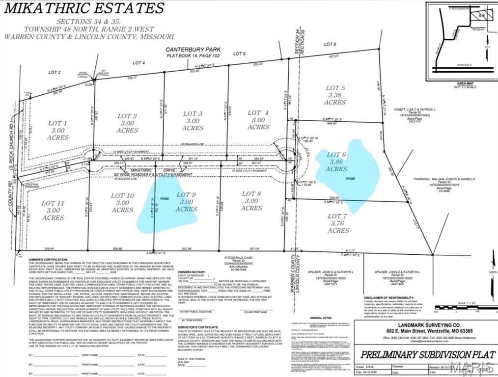 Property Photo: 0 Lot 1 Mikathric Estates MO 63383