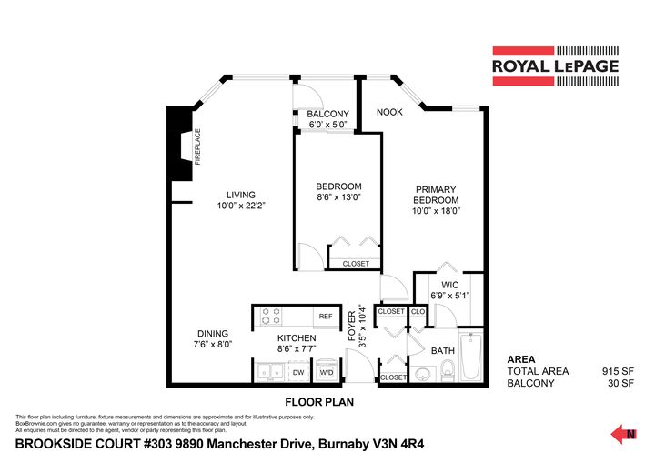 Photo de la propriété: 9890 Manchester Drive 303 BC V3N 4R4