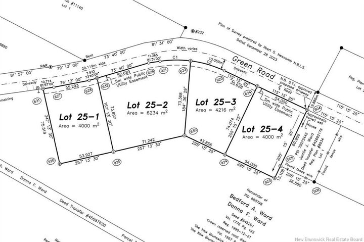 Property Photo:  Lot 25-1 Green Road  NB E4L 2J3 