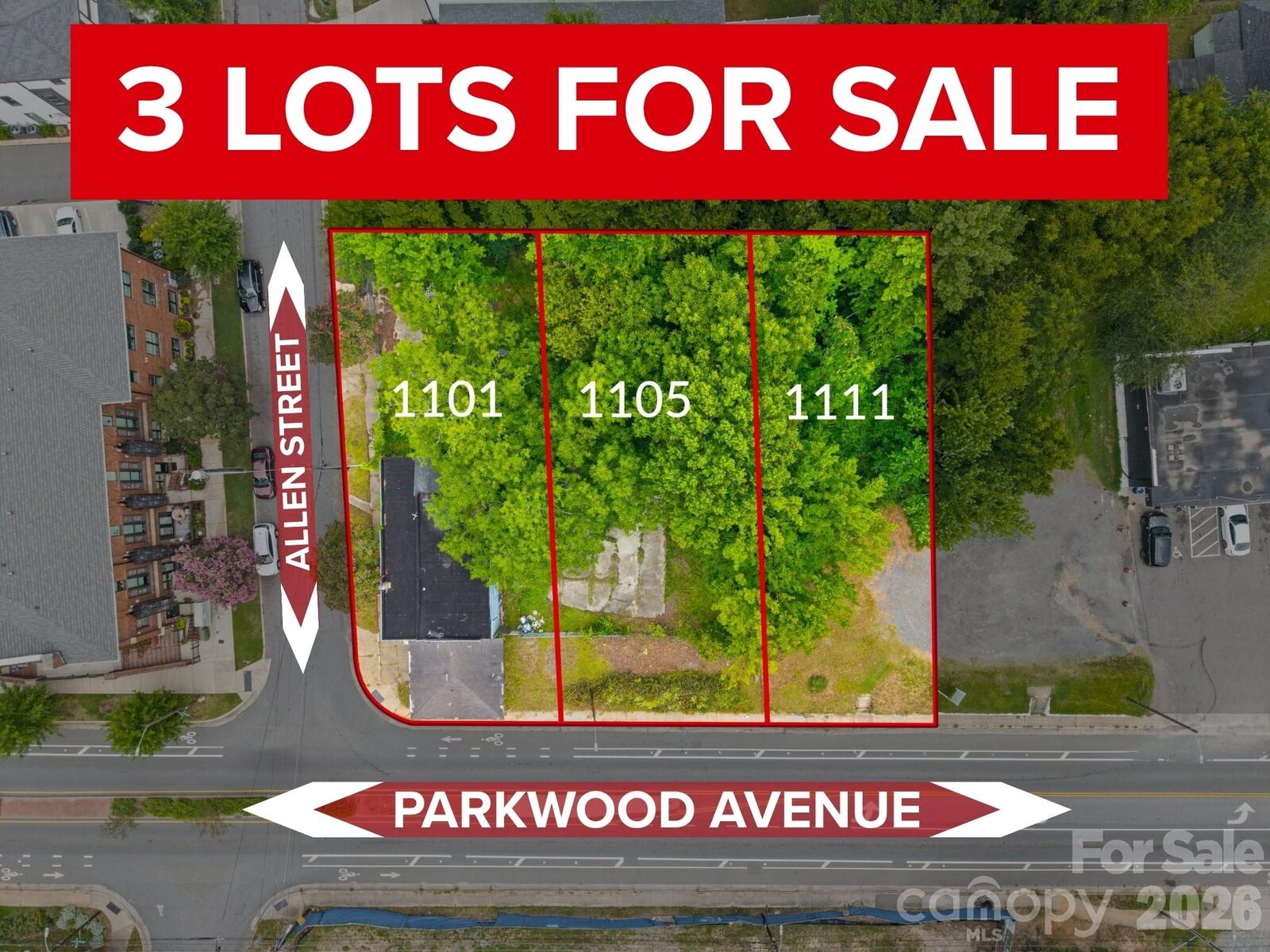 Property Photo: 1101 Parkwood Avenue NC 28205
