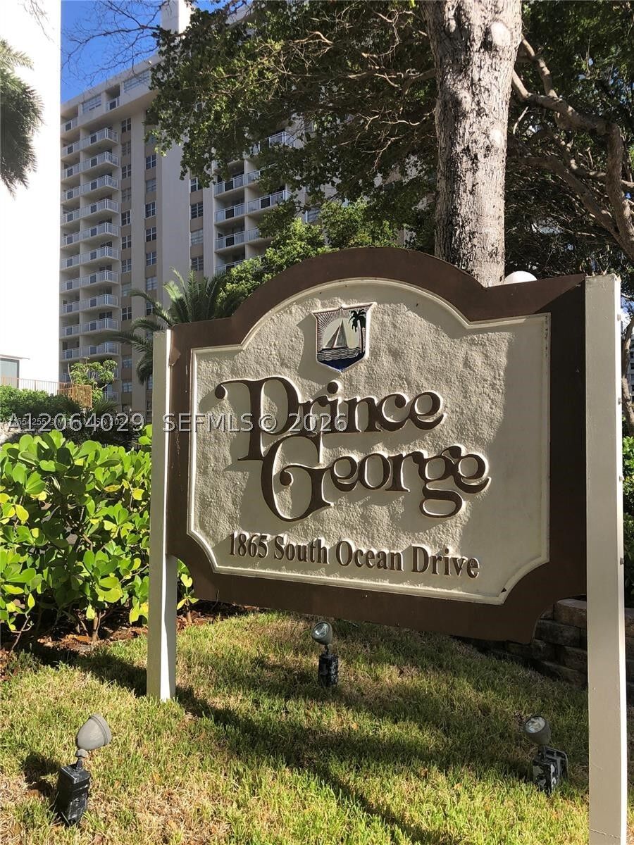 Property Photo: 1865 S Ocean Dr 3L FL 33009
