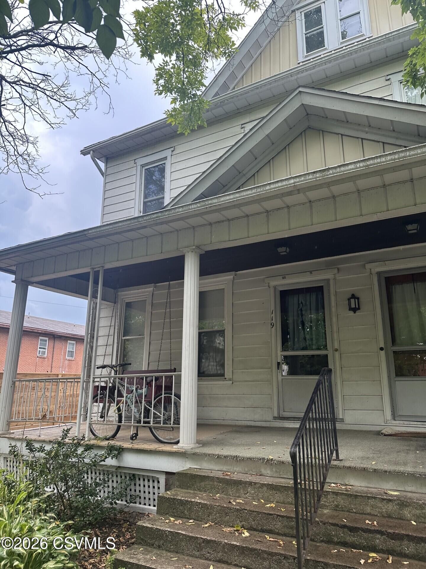 Property Photo:  119-1/2 N 2nd Street  PA 17837 