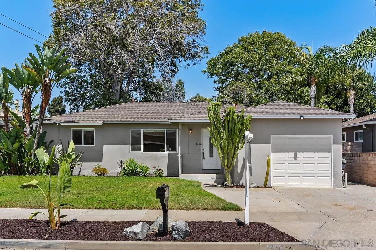 Property Photo:  1430 Marshall Street  CA 92054 
