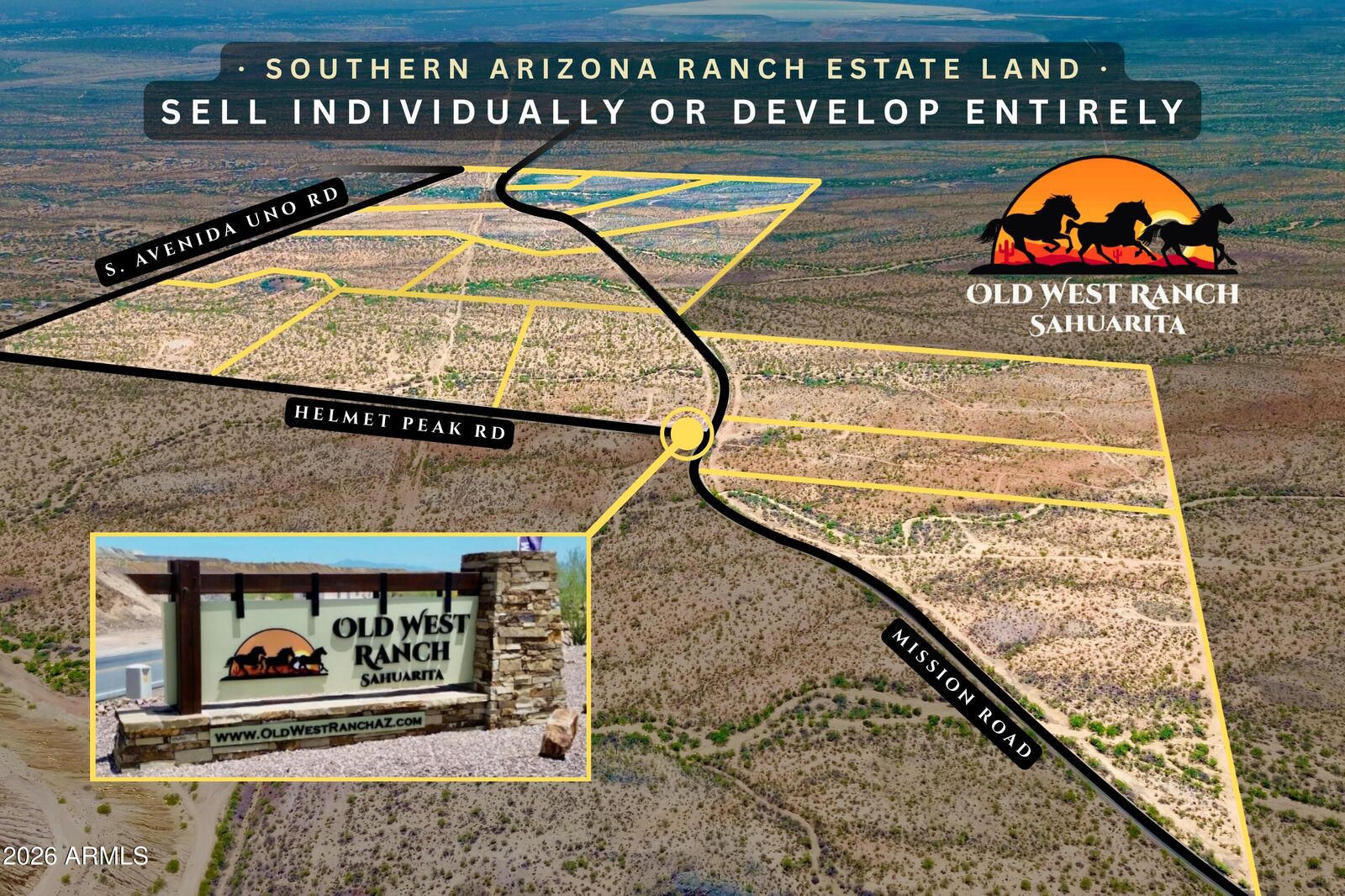 Property Photo:  00 S Mission Rd &Amp Helmet Peak Road 1-14  AZ 85629 