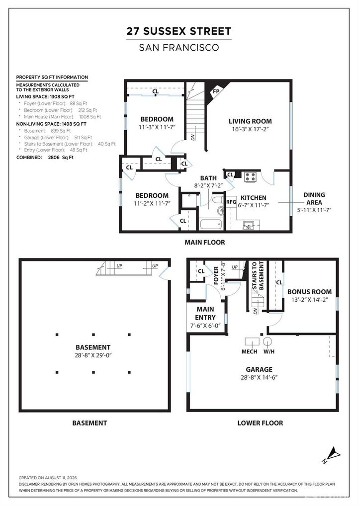 Property Photo: 27 Sussex Street CA 94131