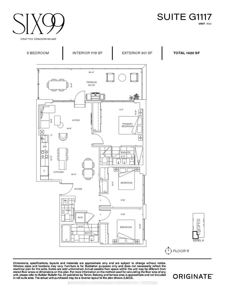 Property Photo: 699 Sheppard Avenue E 1103 ON M2K 0J5