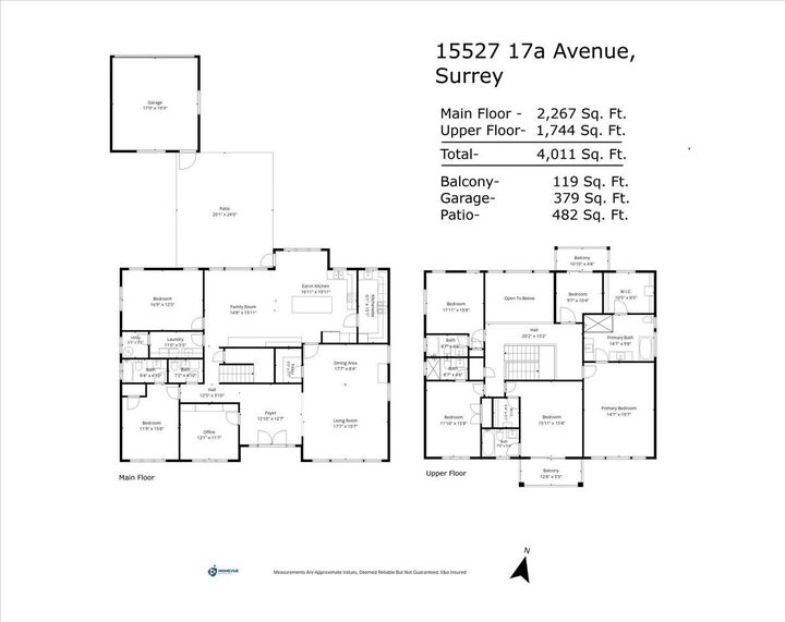 Property Photo: 15527 17A Avenue BC V4A 1V5