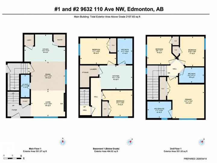 Property Photo: 9632 #1 And #2 110 Ave NW AB T5H 1H5
