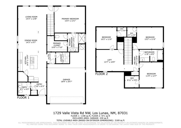Property Photo:  1729 Valle Vista Road NW  NM 87031 
