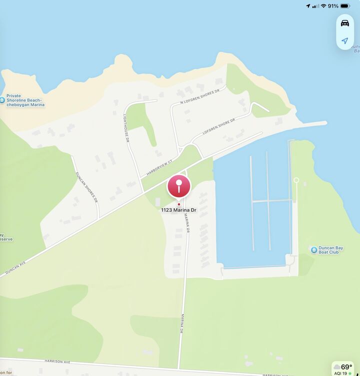 Property Photo: 1123 Marina Drive MI 49721