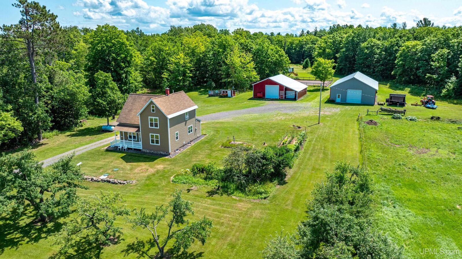 Property Photo:  24551-A Upper Point Mills (10+/- Acres) Road  MI 49930 