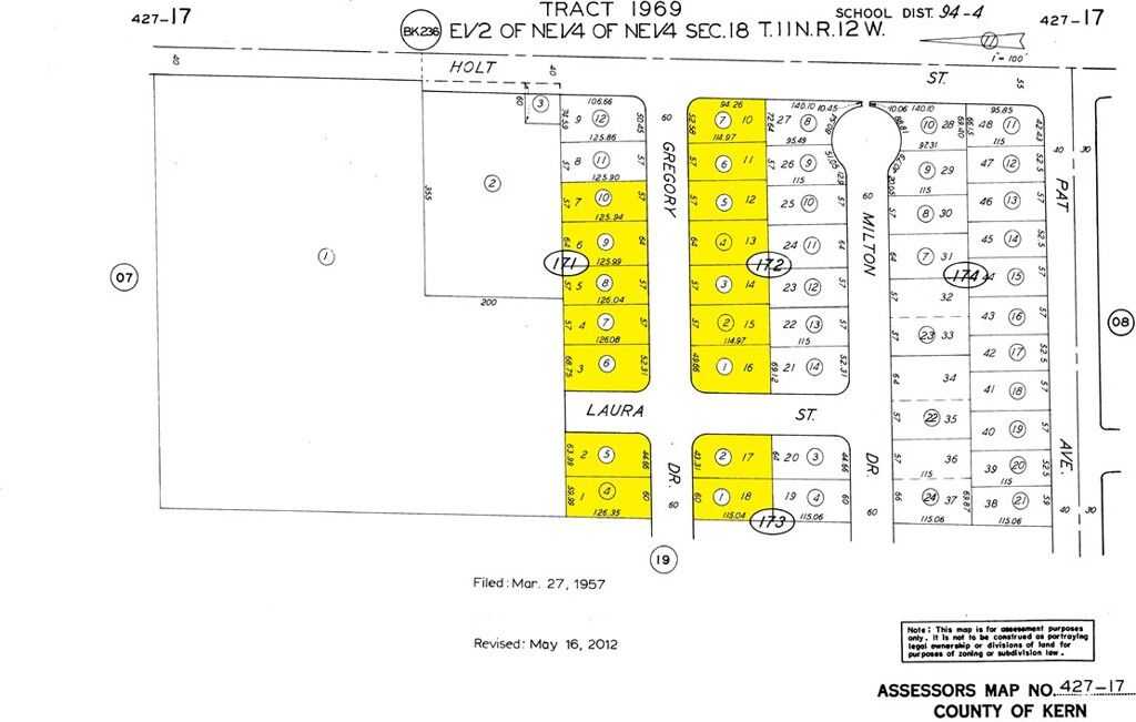 Property Photo: 0 Gregory Drive CA 93501