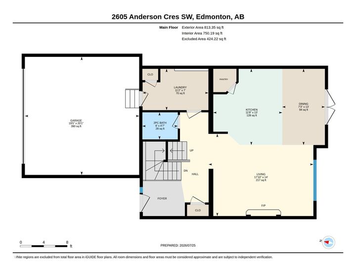 Property Photo:  2605 Anderson Crescent SW  AB T6W 0K9 