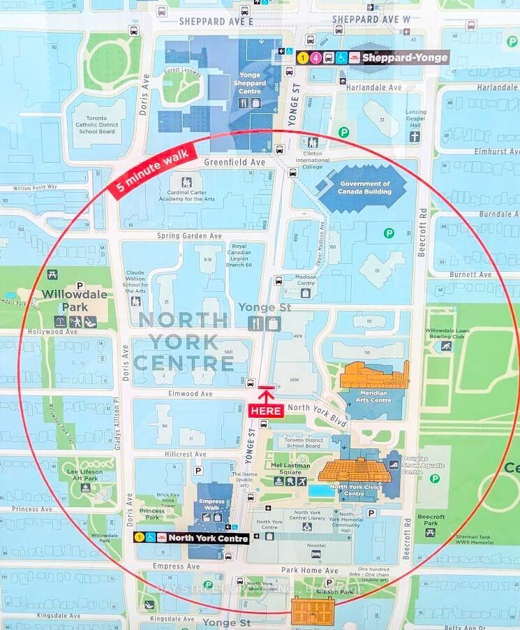 Property Photo: 4978 Yonge Street 1812 ON M2N 7G8