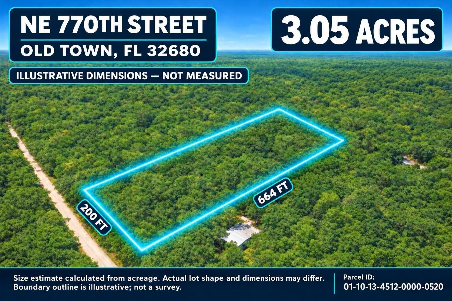 Property Photo:  NE 770th Streets  FL 32680 