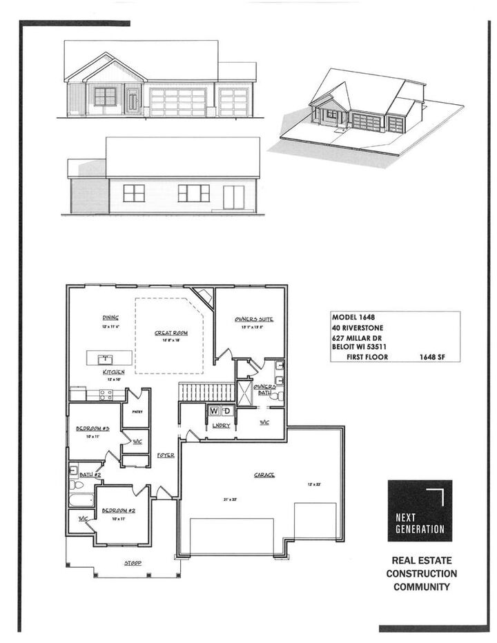 Property Photo: 627 Millar Drive WI 53511