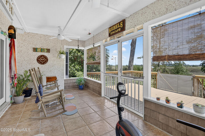 Screened porch