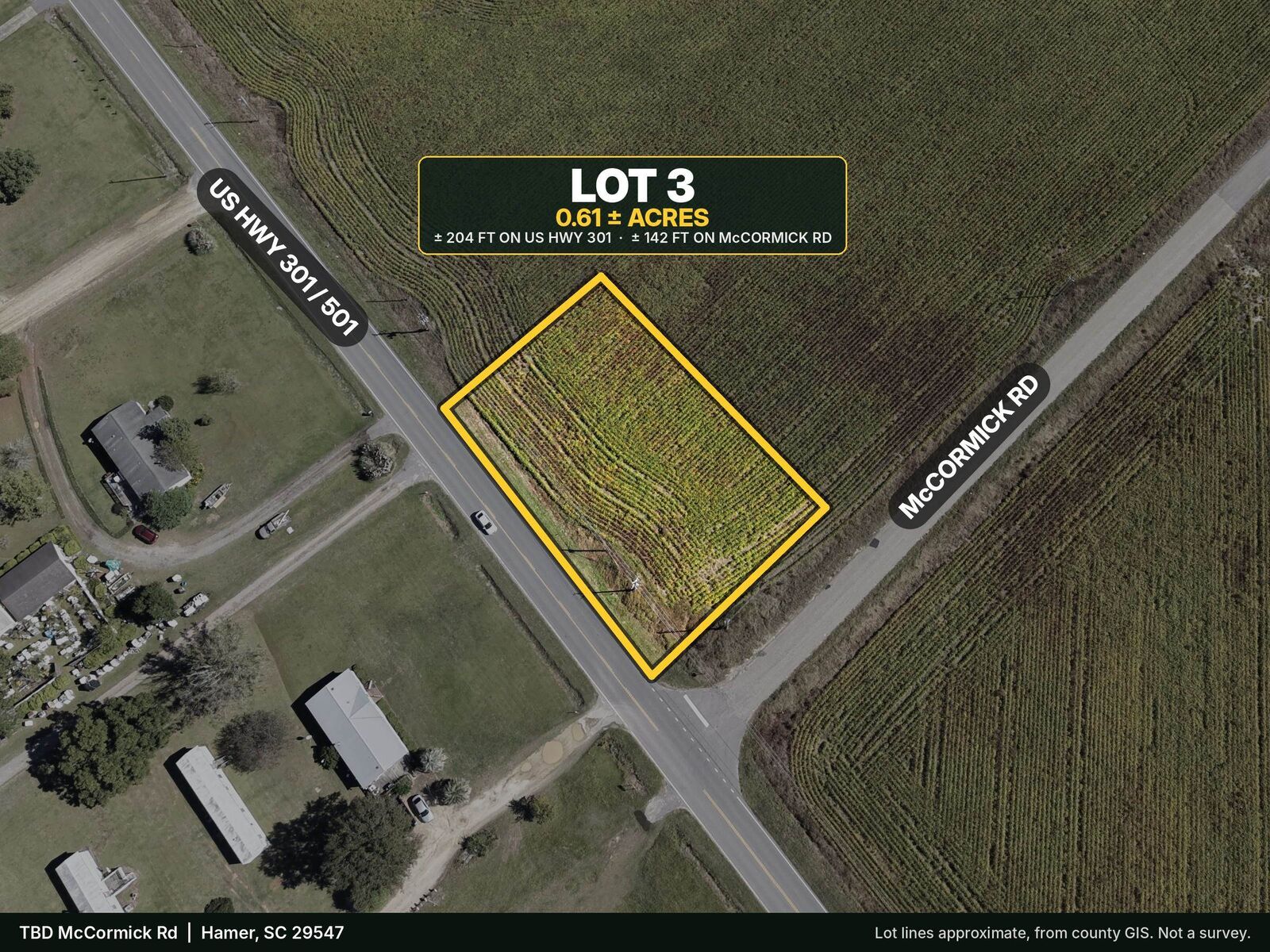 Property Photo:  Tbd McCormick Rd.  SC 29547 