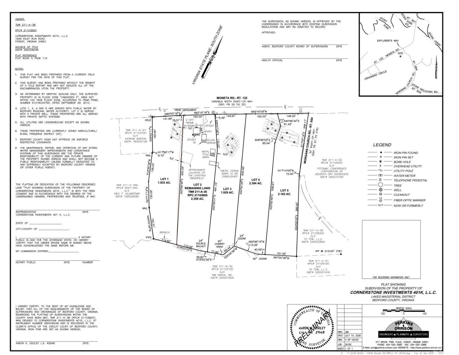 Property Photo:  0 Moneta Road  VA 24121 