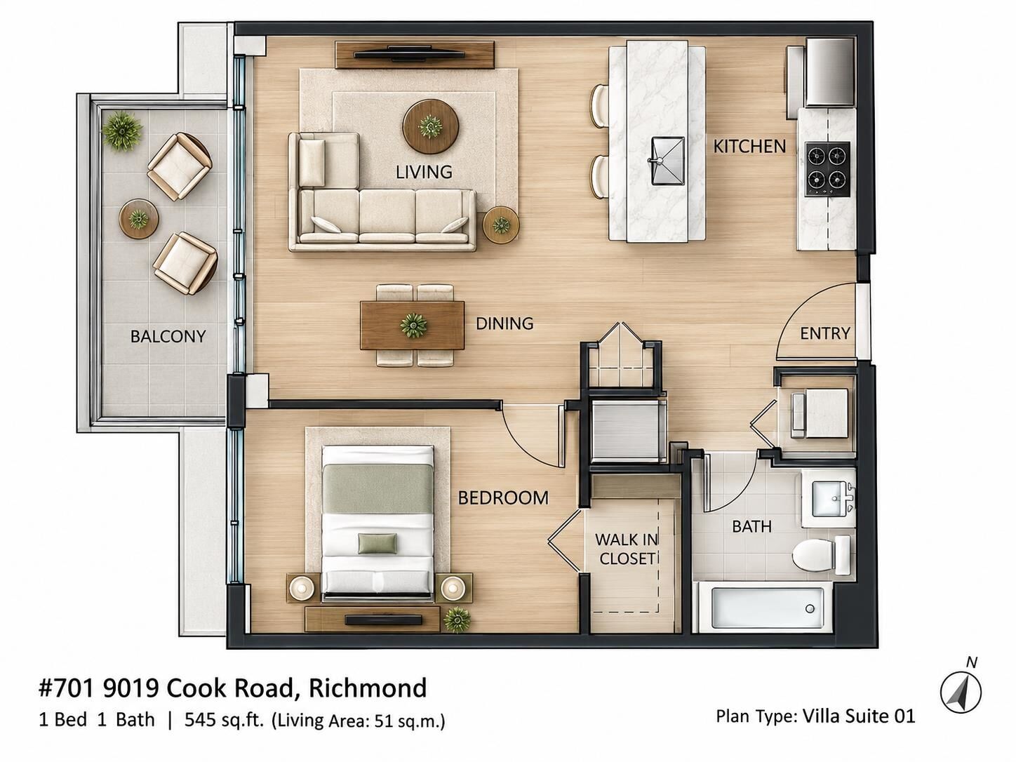 Property Photo:  9019 Cook Road 701  BC V6Y 0G6 