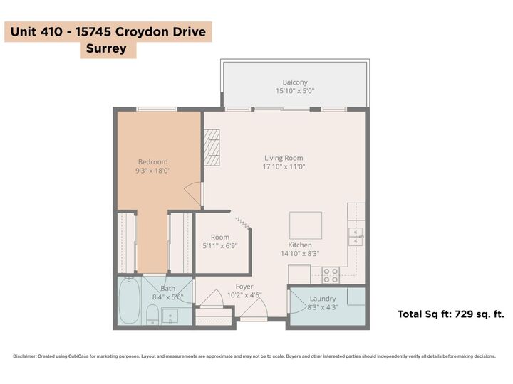 Property Photo:  15745 Croydon Drive 410  BC V3Z 2L5 