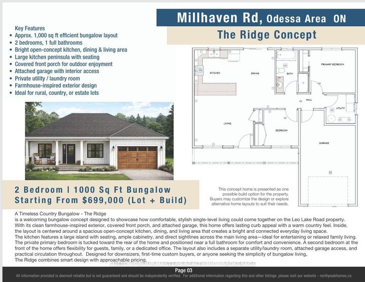 Property Photo:  00 Millhaven Road  ON K0H 2H0 