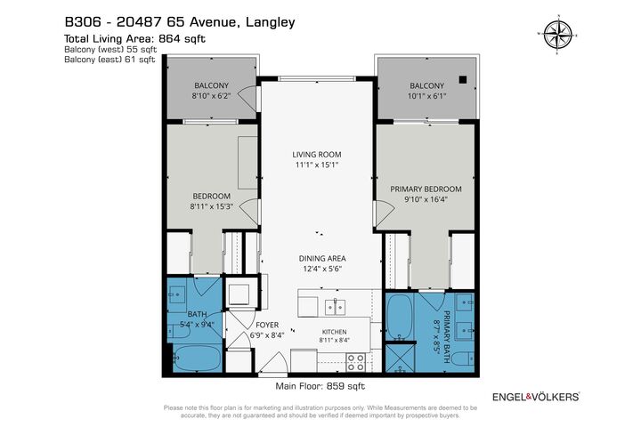 Property Photo:  20487 65 Avenue B306  BC V2Y 3K5 